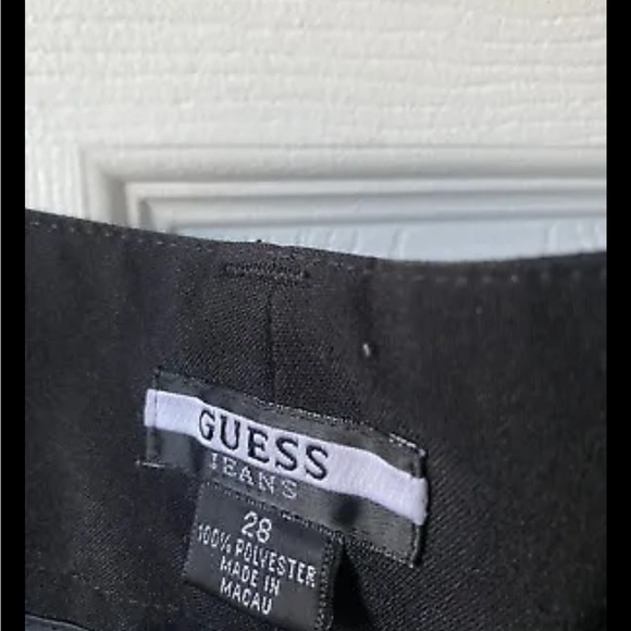 Guess black pants straight leg size 28 - Picture 4 of 4
